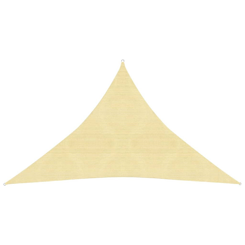 Vidaxl zonnezeil 160 g m² 5x5x6 m hdpe beige