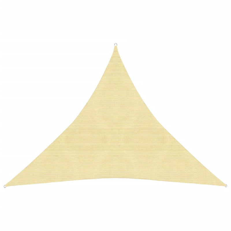 Vidaxl zonnezeil 160 g m² 6x6x6 m hdpe beige