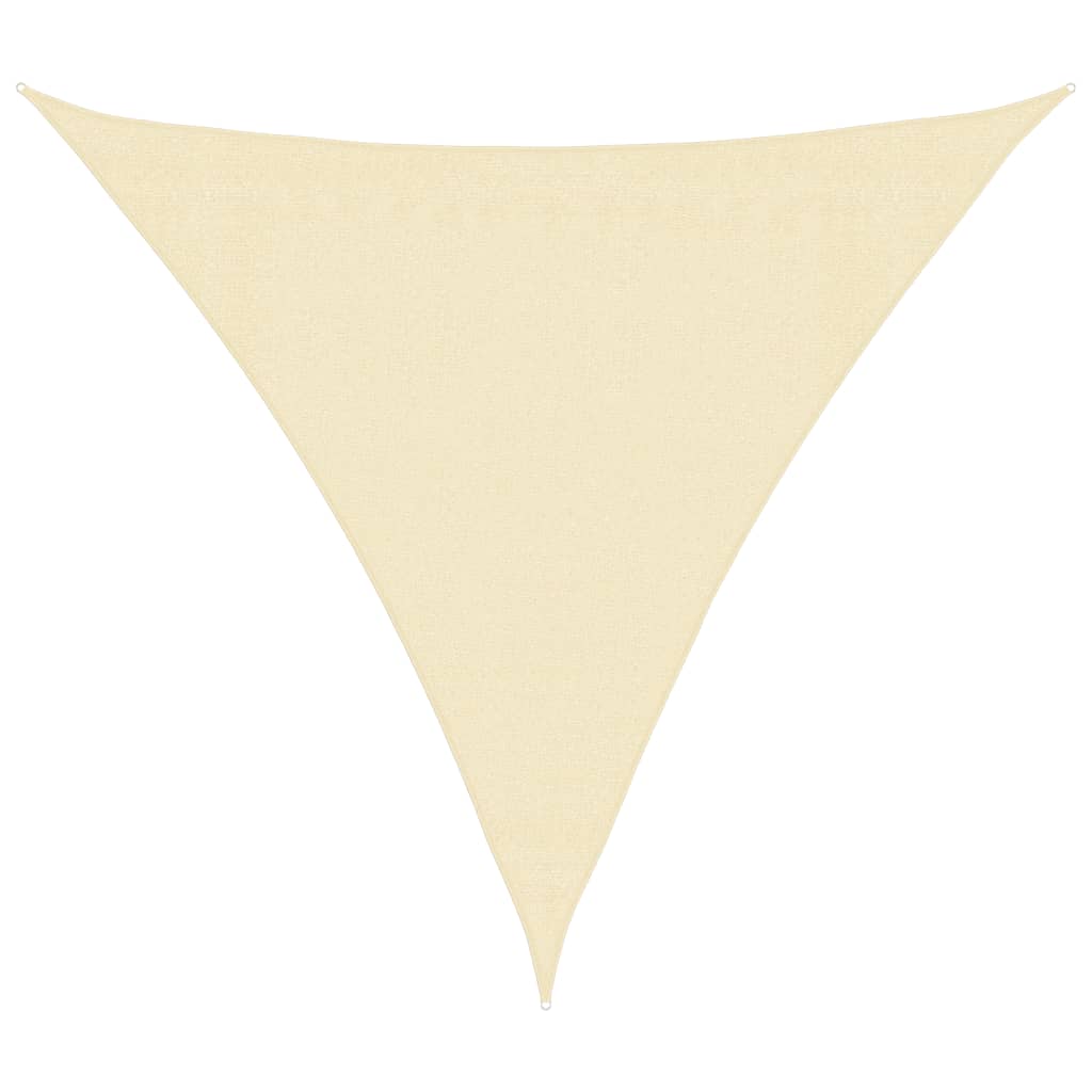 Tenda parasole Vidaxx 160 g m² 3x3x3 m HDPE color crema