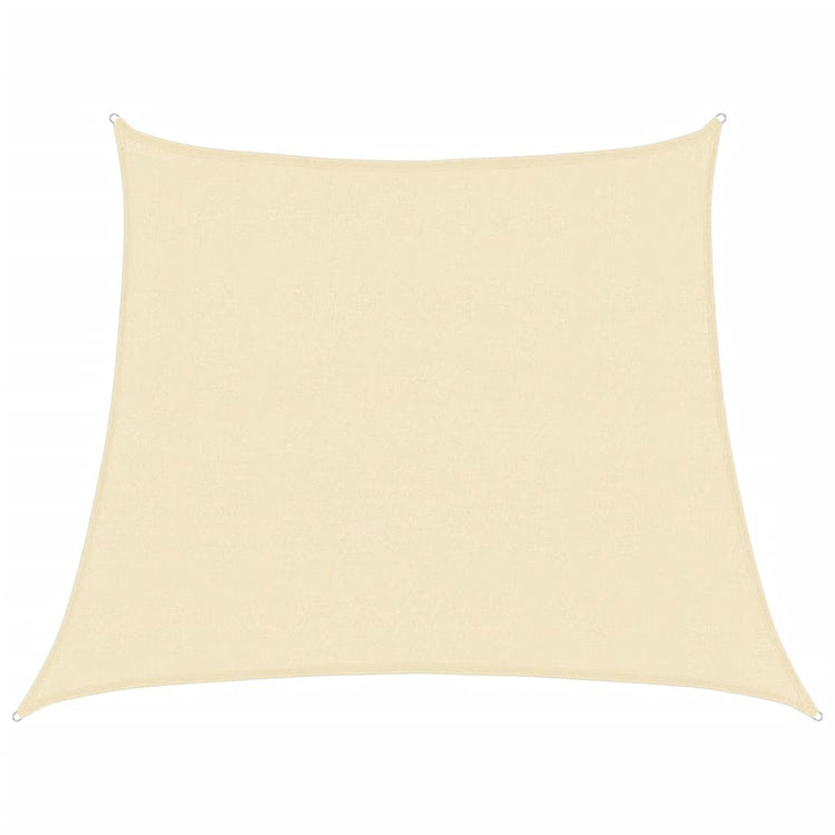 Vidaxl zonnezeil 160 g m² 3 4x3 m hdpe crèmekleurig