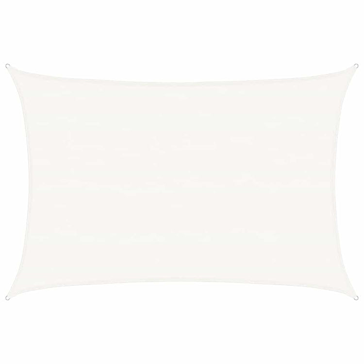Vidaxl Zonnezeil 160 g m² 5x7 m HDPE bianco