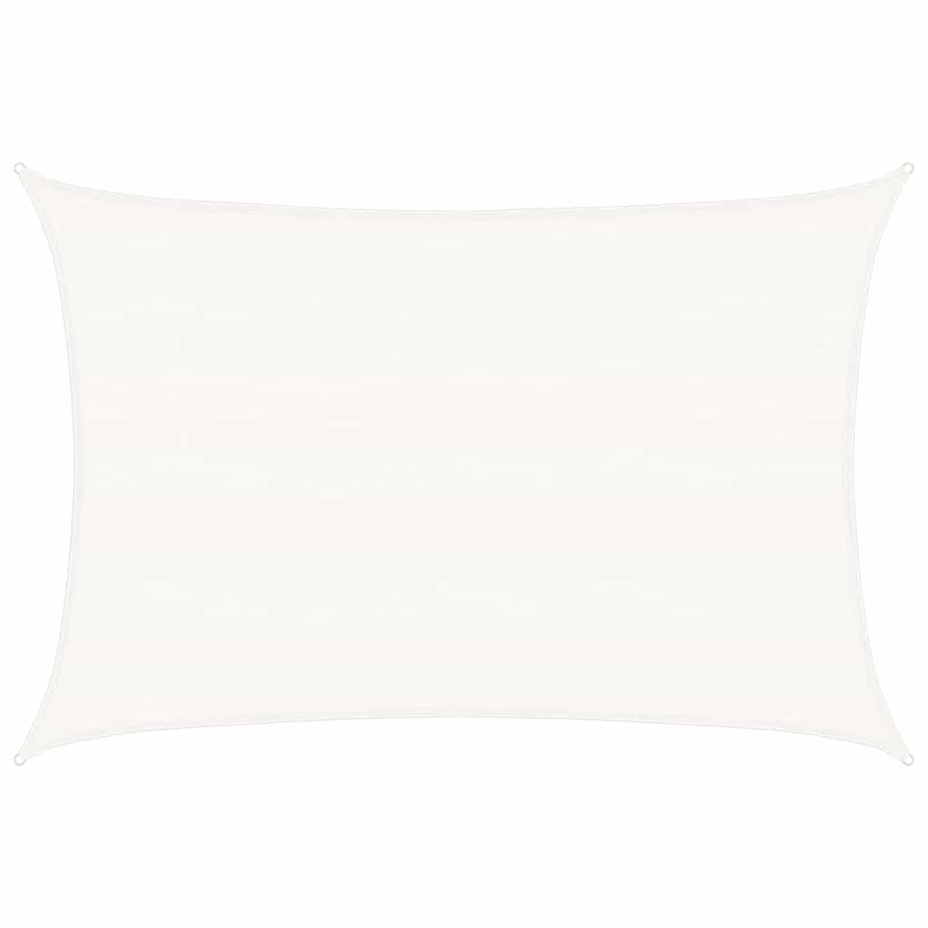 Vidaxl Zonnezeil 160 g m² 5x7 m HDPE bianco