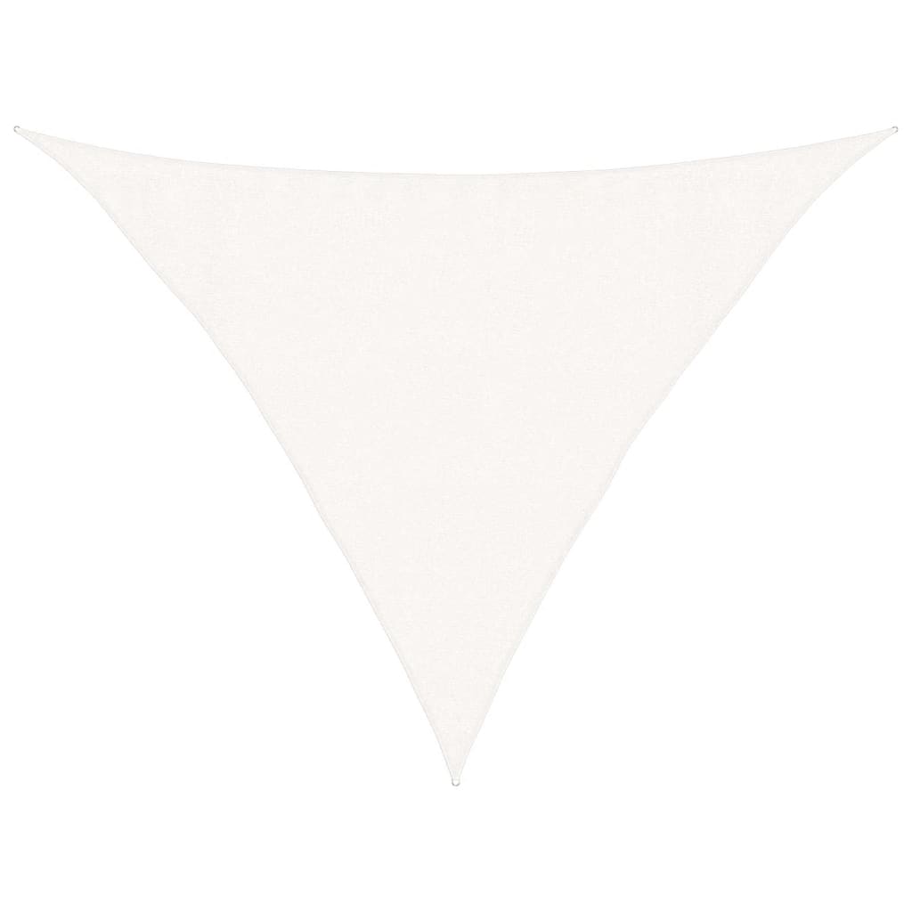 Vidaxl Zonnezeil 160 g m² 3.5x3.5x4,9 m HDPE bianco