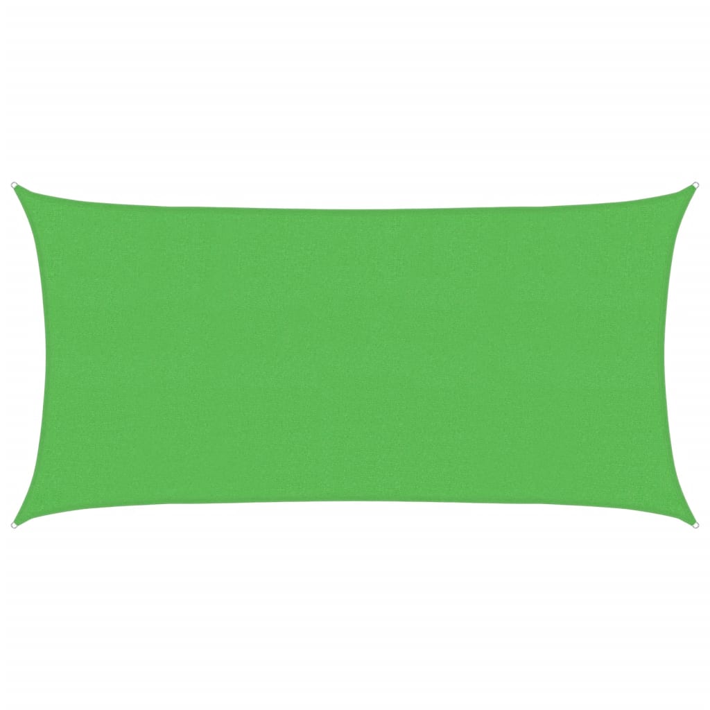 Vidaxl zonnezeil rectangular 160 g m² 2x3.5 m HDPE VERDE