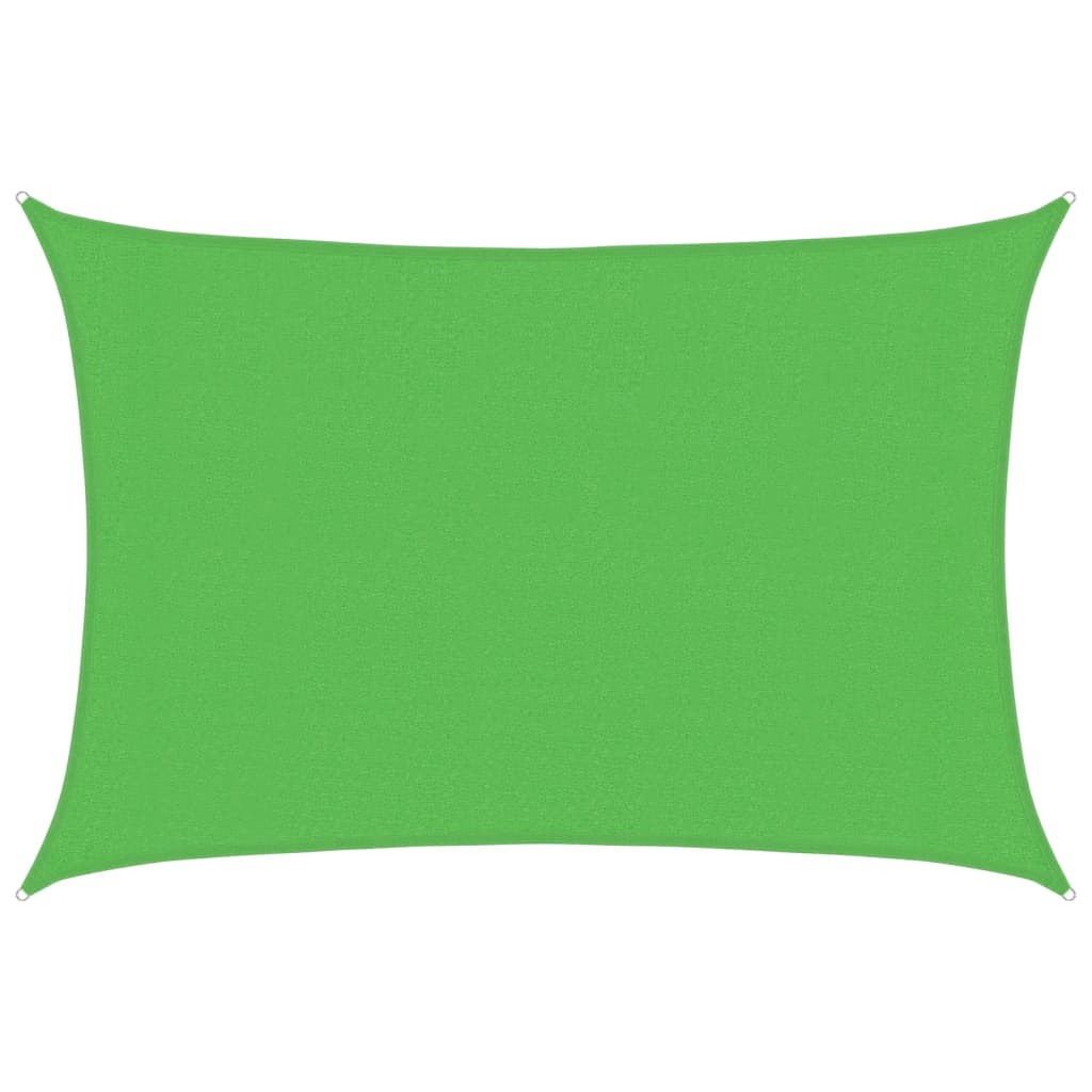 Vidaxl Zonnezeil 160 g m² 3x4 M HDPE VERDE