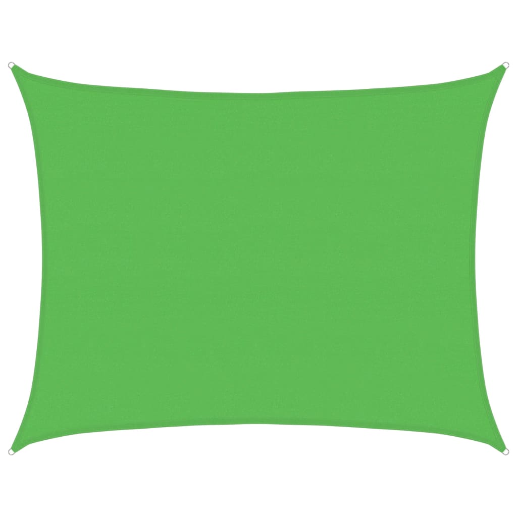 VidaXL tenda da sole 160 g m² 6x7 m HDPE verde chiaro