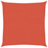 Vidaxl Zonnezeil 160 g m² quadrato 2,5x2,5 m Terracotta HDPE Bright
