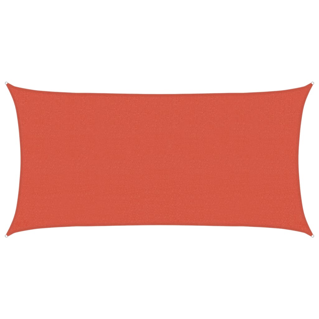 Vidaxl Zonnezeil 160 g m² 2,5x4,5 m Terracotta HDPE colorato