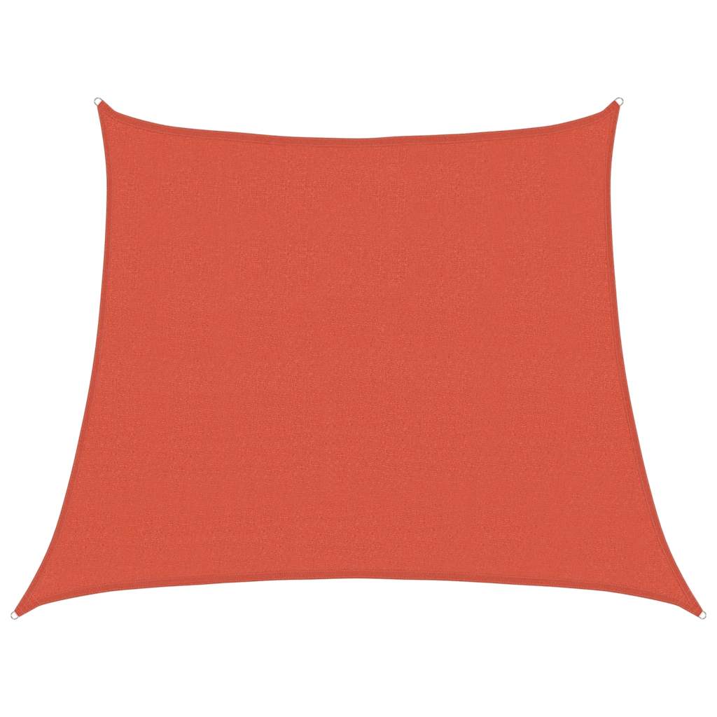 Vidaxl tenda parasole 160 g mq trapezio 3 4x3 m HDPE color terracotta