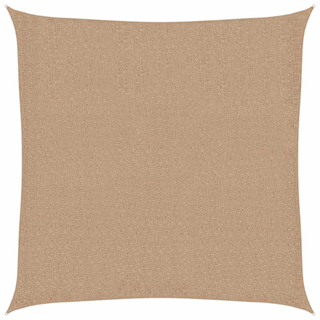 Vidaxl zonnezeil 160 g m² 5x5 m hdpe taupe