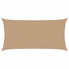 Vidaxl Zonnezeil 160 g m² 2x3,5 m HDPE Taupe