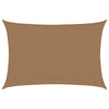 Vidaxl zonnezeil 160 g m² 3,5x4,5 m hdpe taupe