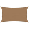 Vidaxl Zonnezeil 160 g m² 5x8 m hdpe taupe