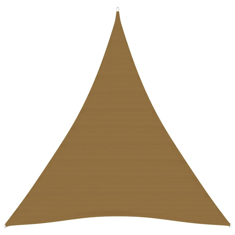 VidaXL Zonnezeil 160 g m² 3x4x4 m HDPE taupe
