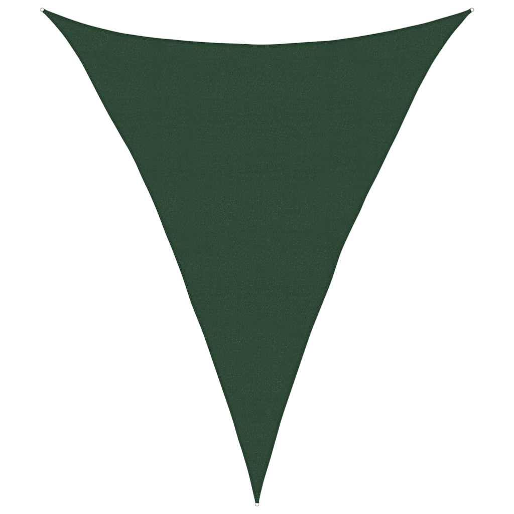 Vidaxx toldo 160 g m² 5x7x7 m HDPE verde oscuro