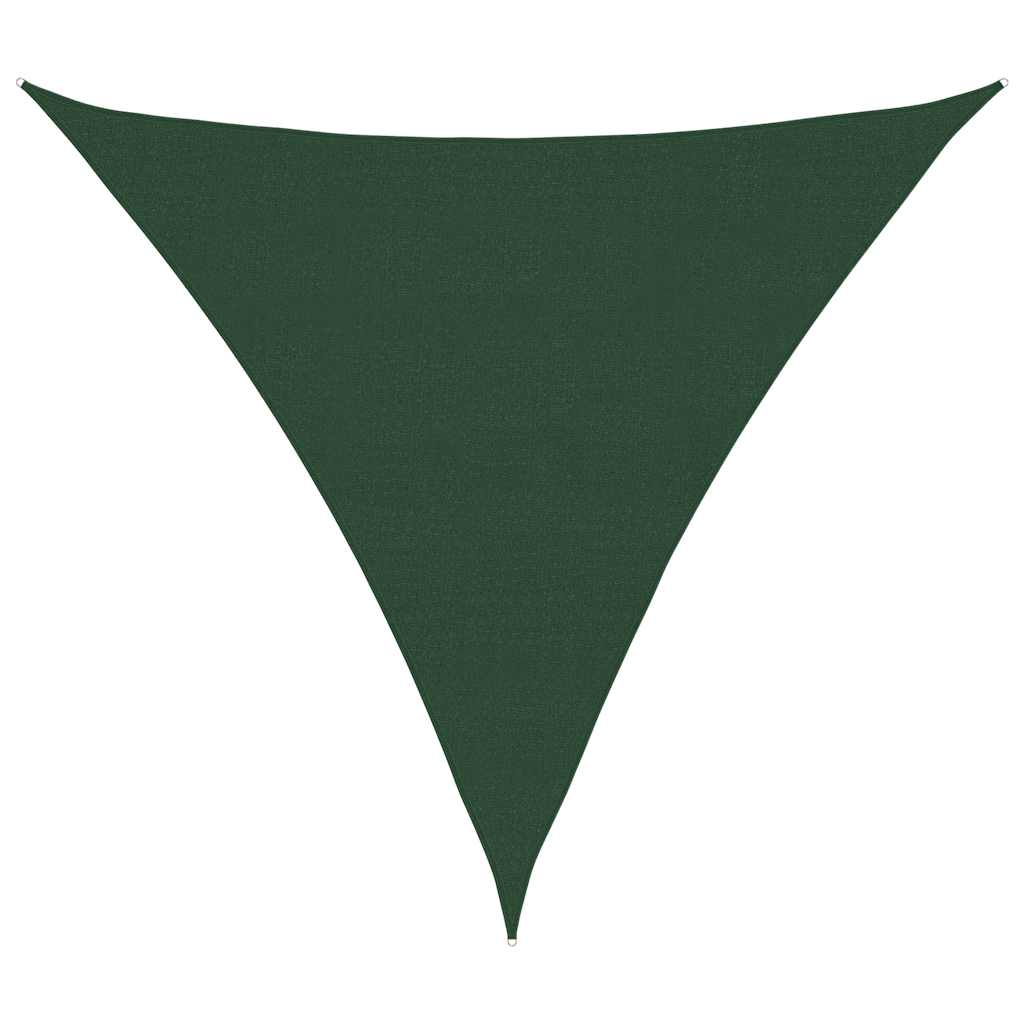 Vidaxx vela solar triangular 160 g m² 6x6x6 m HDPE verde oscuro