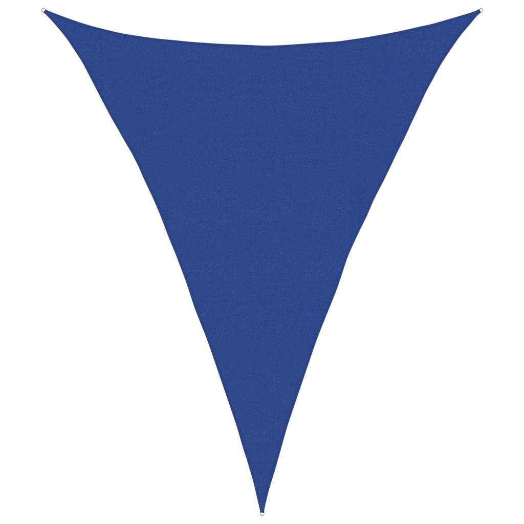 Vidaxx vela solar 160 g m² triangular 4x5x5 m HDPE azul