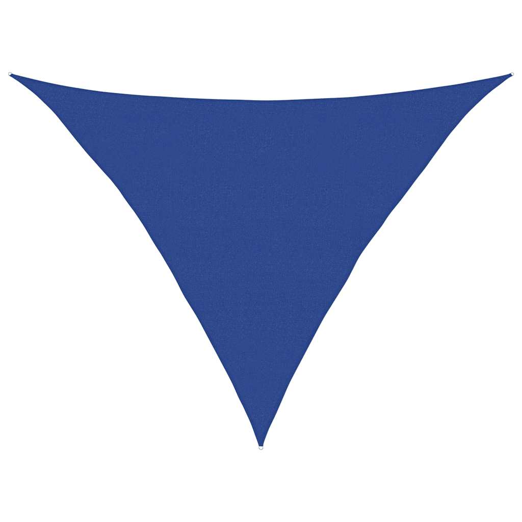 Vela da sole Vidaxx 160 g m² triangolare 5x5x6 m HDPE blu