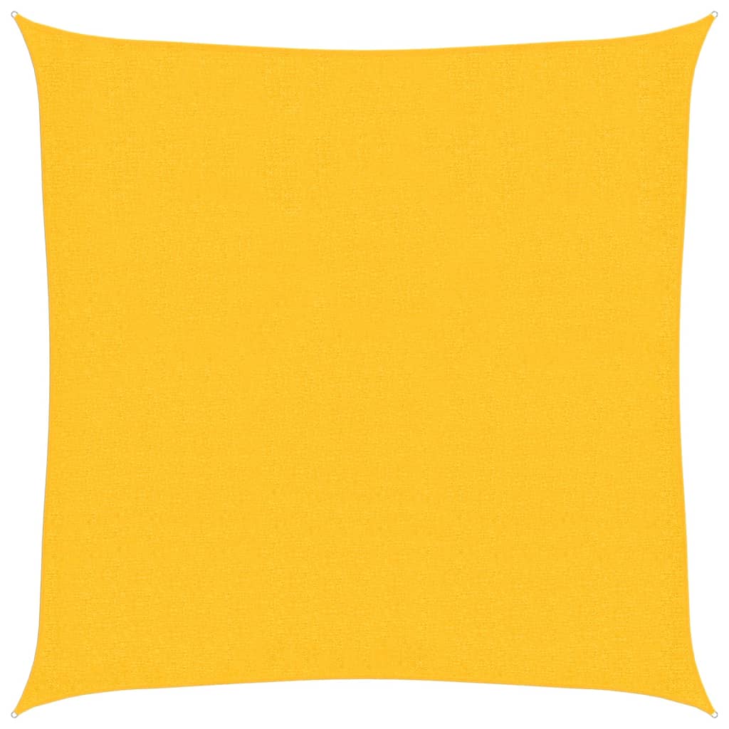 Vidaxl Zonnezeil 160 g m² 2,5x2,5 m HDPE giallo