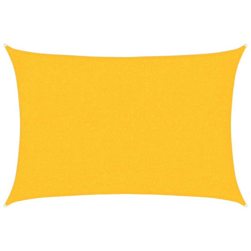 Vidaxl Zonnezeil 160 g m² rettangolare 2x2,5 m HDPE giallo