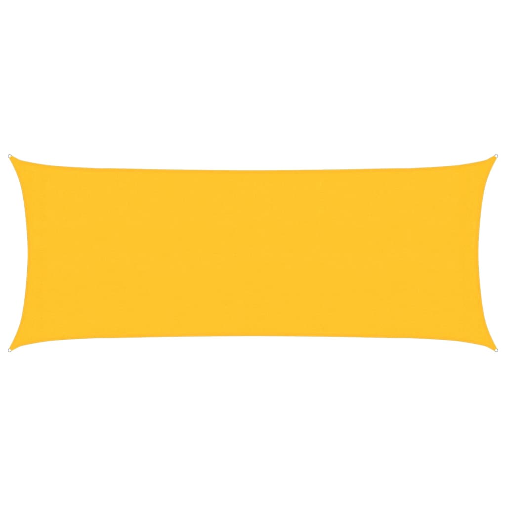 Vidaxl vela solar 160 g m² rectangular 2x4,5 m HDPE amarillo