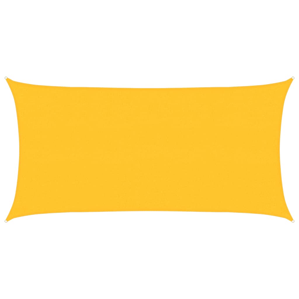 Vidaxl Zonnezeil 160 g m² 2,5x5 m HDPE giallo