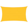 Vidaxx vela solar 160 g m² rectangular 5x8 m HDPE amarillo