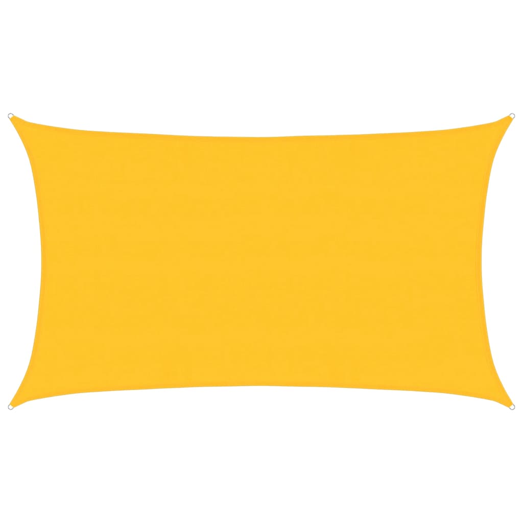 Vidaxx vela solar 160 g m² rectangular 5x8 m HDPE amarillo