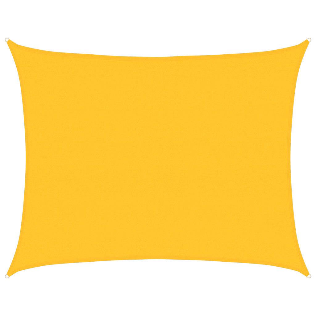 Vidaxx vela solar 160 g m² rectangular 6x7 m HDPE amarillo