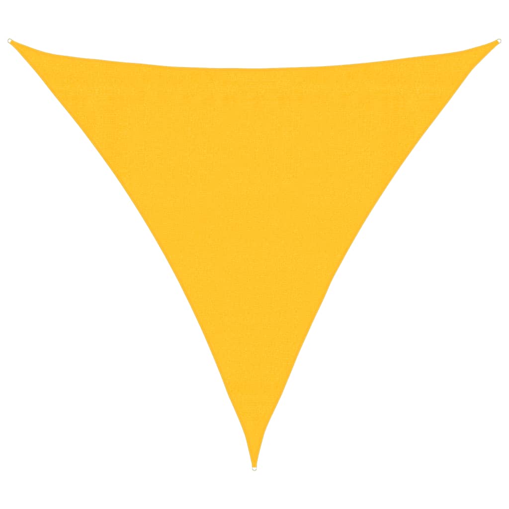 Vidaxx vela solar 160 g m² 3,6x3,6x3,6 m HDPE amarillo