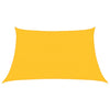 Vidaxl zonnezeil 160 g m² 3 4x2 m hdpe geel