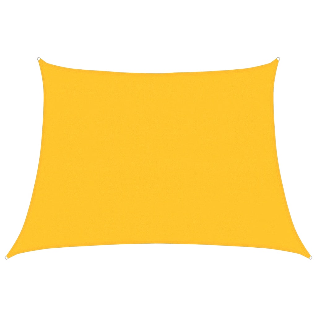 Vidaxx vela da sole 160 g m² trapezio 4 5x3 m HDPE giallo