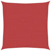 Vidaxl Zonnezeil 160 g m² 3.6x3.6 M HDPE rojo