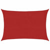 Vidaxl zonnezeil 160 g m² 2x3 m hdpe rood