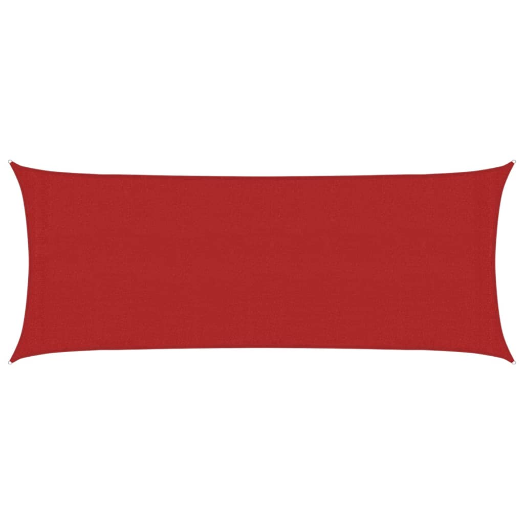 Vidaxl Zonnezeil 160 g m² 2x4,5 m hdpe rosso