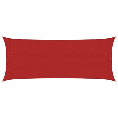Vidaxl Zonnezeil 160 g m² 2x4,5 m hdpe rosso