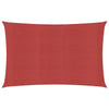 Vidaxl zonnezeil 160 g m² 2,5x4,5 m hdpe rood
