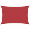 Vidaxl Zonnezeil 160 g m² 3.5x5 M HDPE rojo
