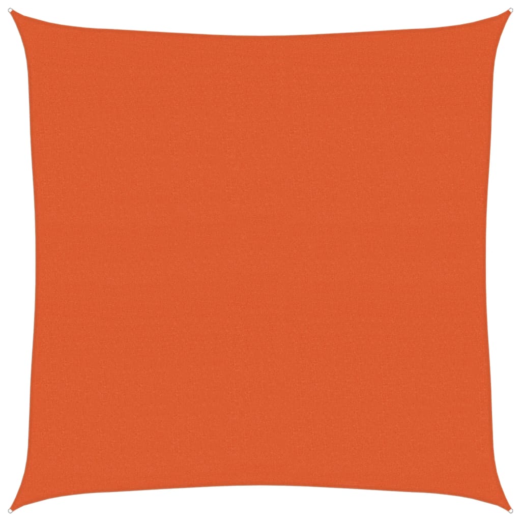 Vidaxl Zonnezeil 160 g m² cuadrado 4x4 m hdpe oranje