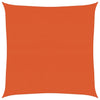 Vidaxl zonnezeil 160 g m² vierkant 4,5x4,5 m hdpe oranje