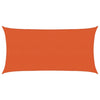 Vidaxl zonnezeil 160 g m² 2x3,5 m hdpe oranje