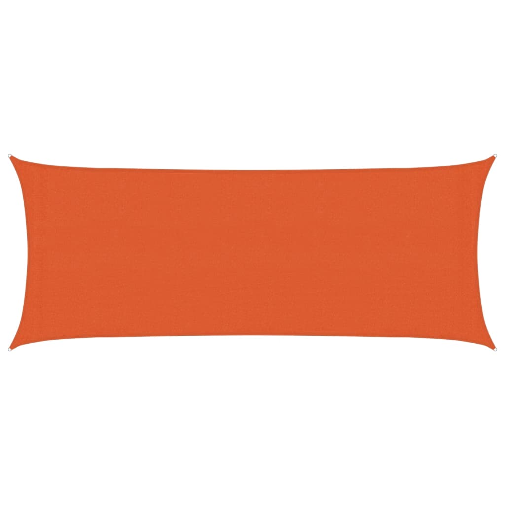 Vidaxl zonnezeil 160 g m² 2x4,5 m hdpe oranje