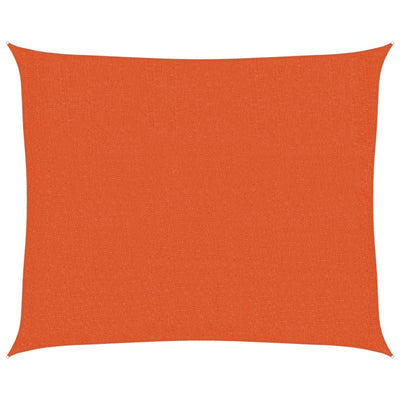 Vidaxl Zonnezeil 160 g m² 2.5x3 M HDPE Oranje