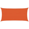 Vidaxl zonnezeil 160 g m² 2,5x4,5 m hdpe oranje