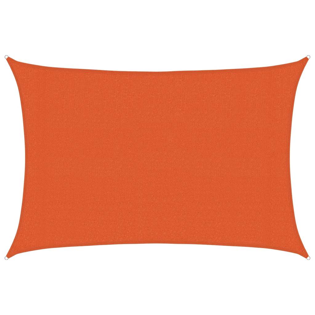 Vela da sole Vidaxx 160 g m² rettangolare 3x4,5 m HDPE arancione