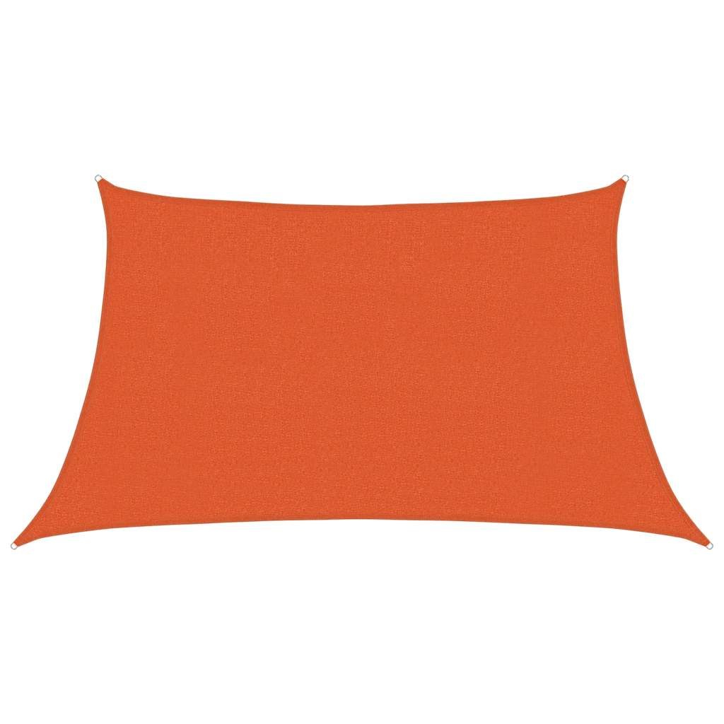 Vidaxx vela solar 160 g m² trapecio 3 4x2 m HDPE naranja