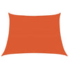 VidaXL vela solar 160 g m² trapecio 4 5x3 m HDPE naranja