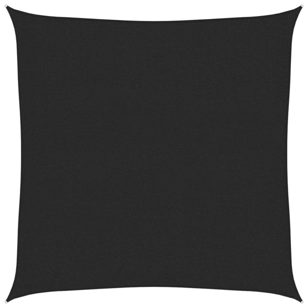 Vidaxl Zonnezeil 160 g m² 2x2 m hdpe nero