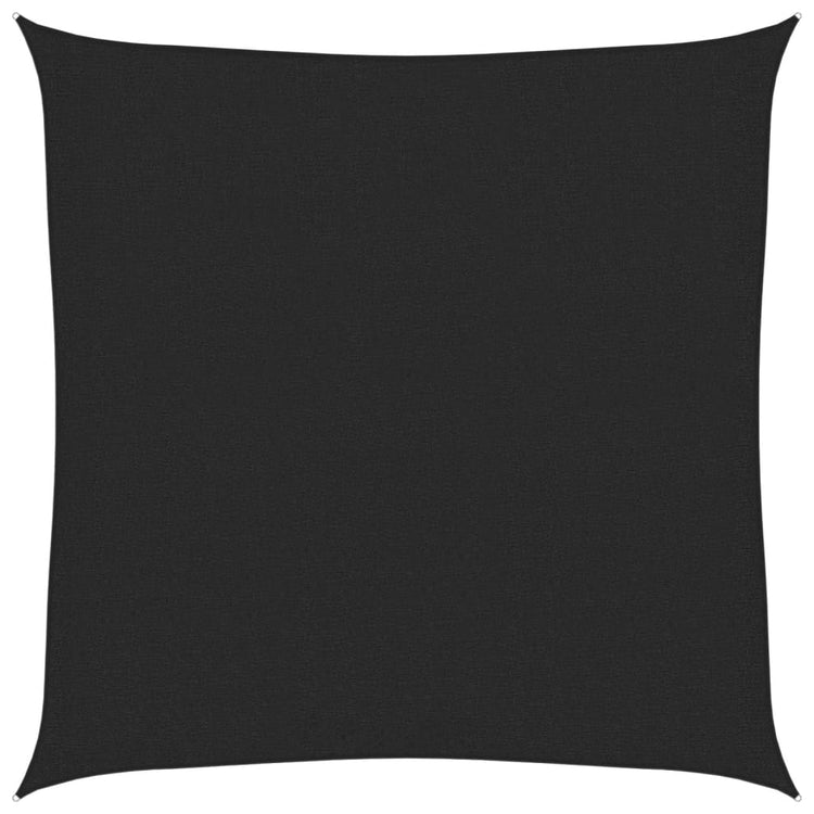 Vidaxl zonnezeil 160 g m² 2,5x2,5 m hdpe zwart