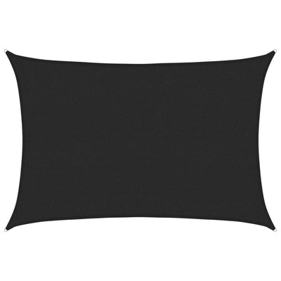 Vidaxl Zonnezeil 160 g m² 2x2.5 M HDPE Negro